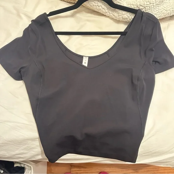 NWOT Lululemon Black Align T-Shirt Tee Size 10 - Picture 5 of 5